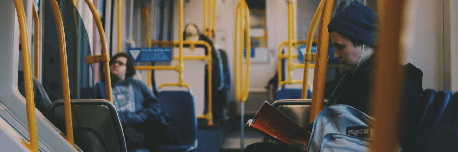 on a bus, homeward&nbsp;bound